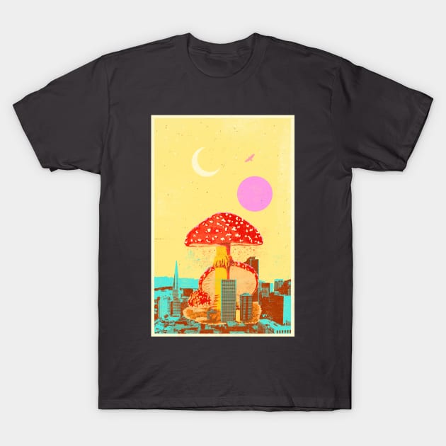 MUSHROOM CITY VI T-Shirt by Showdeer